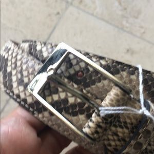 Paolo Bentini Python Mens Belt